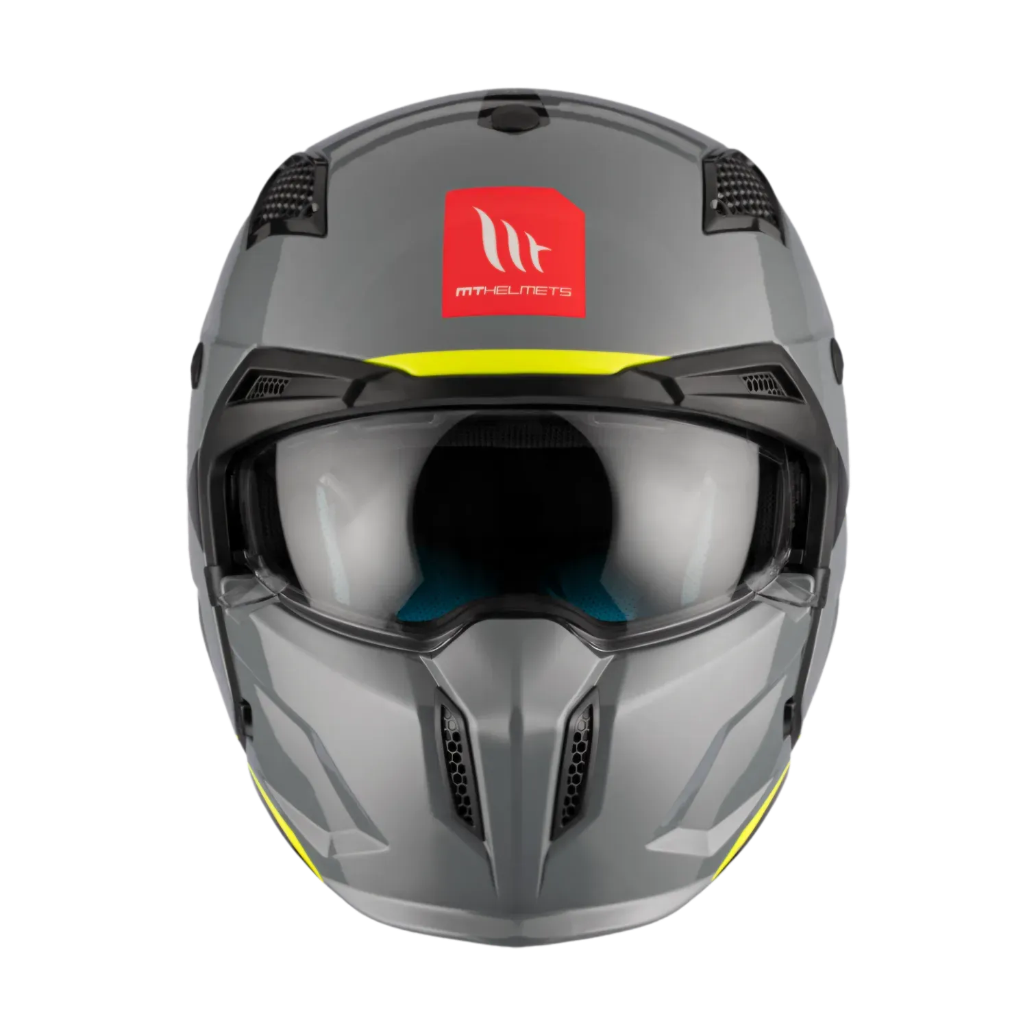 CASCO ABIERTO MT HELMETS STREETFIGHTER SV S SOLID A22 GLOSS GREY