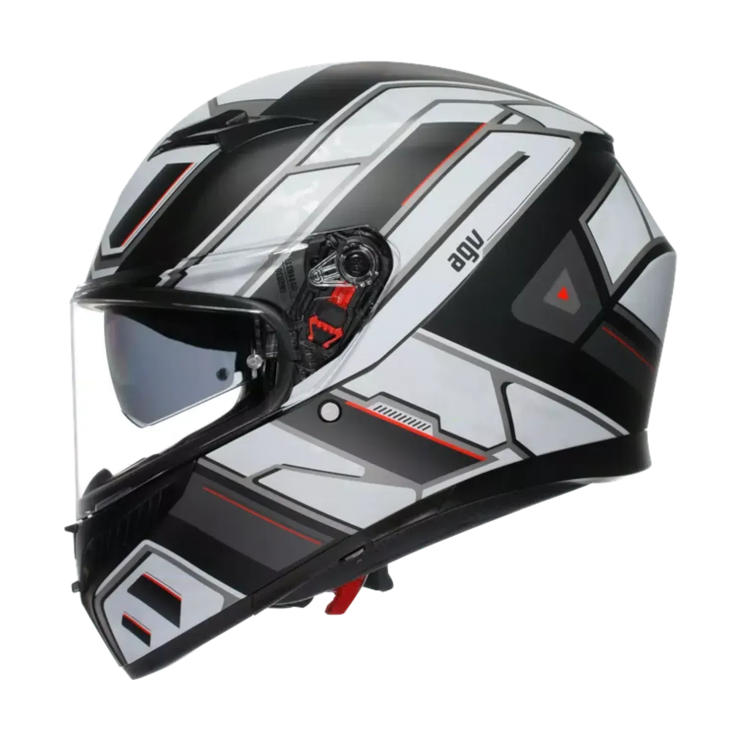 CASCO INTEGRAL AGV K3 RIVIA MATT BLACK WHITE