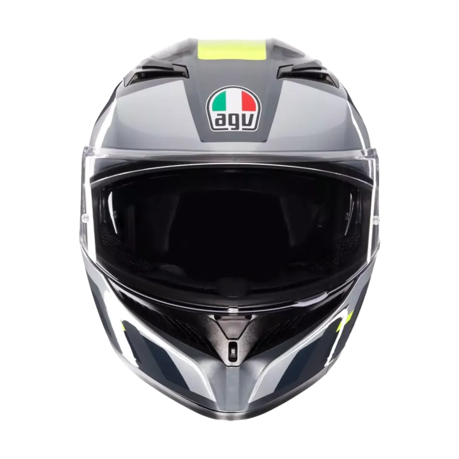 CASCO INTEGRAL AGV K3 SHADE GREY YELLOW FLUO