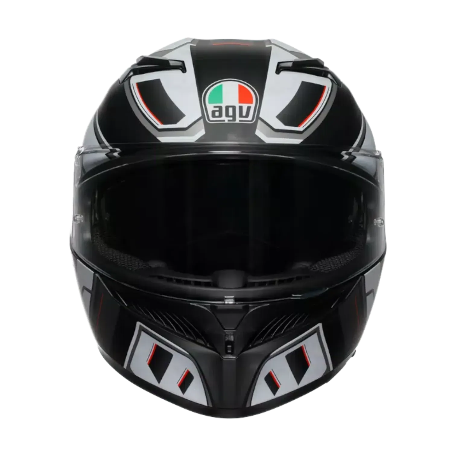 CASCO INTEGRAL AGV K3 RIVIA MATT BLACK WHITE
