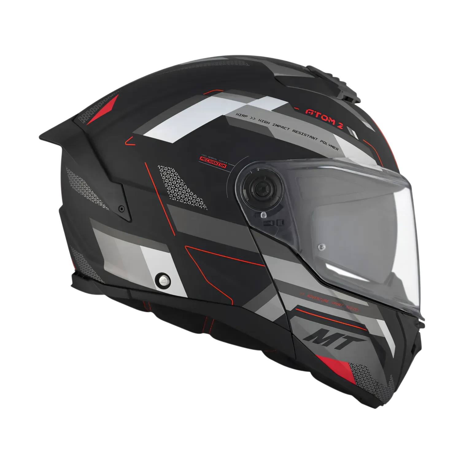 CASCO ABATIBLE MT HELMETS ATOM 2 SV BAST D5 MATT