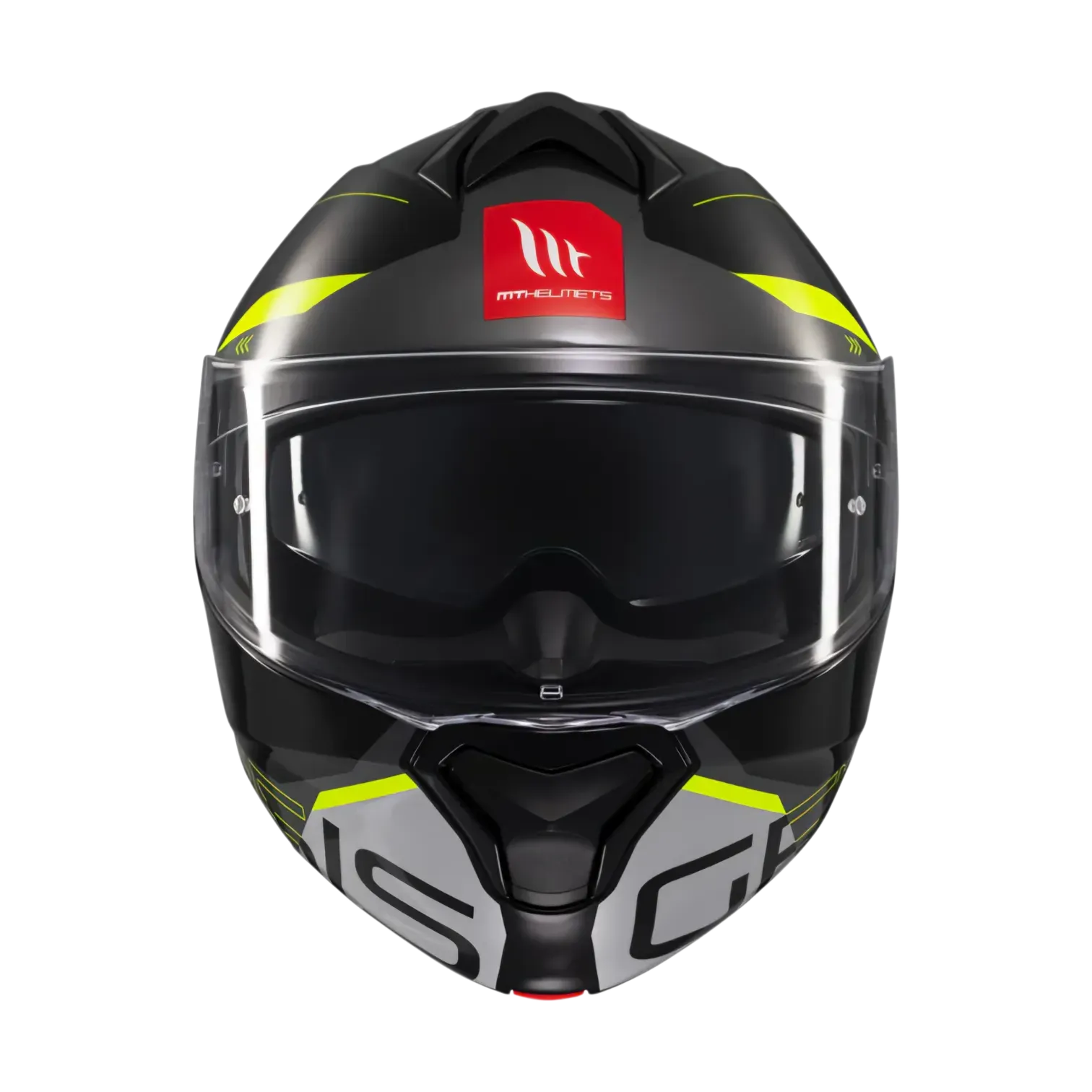 CASCO ABATIBLE MT HELMETS GENESIS SV ATEMPO B3 FLUOR GLOSS