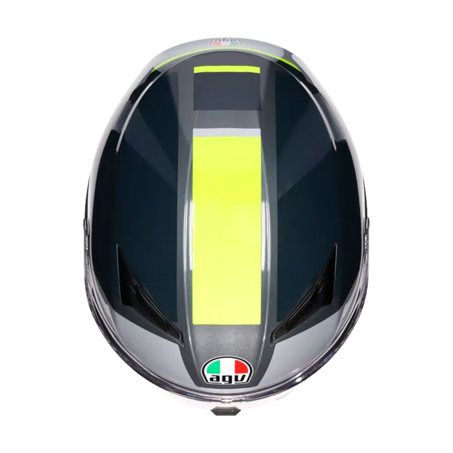 CASCO INTEGRAL AGV K3 SHADE GREY YELLOW FLUO