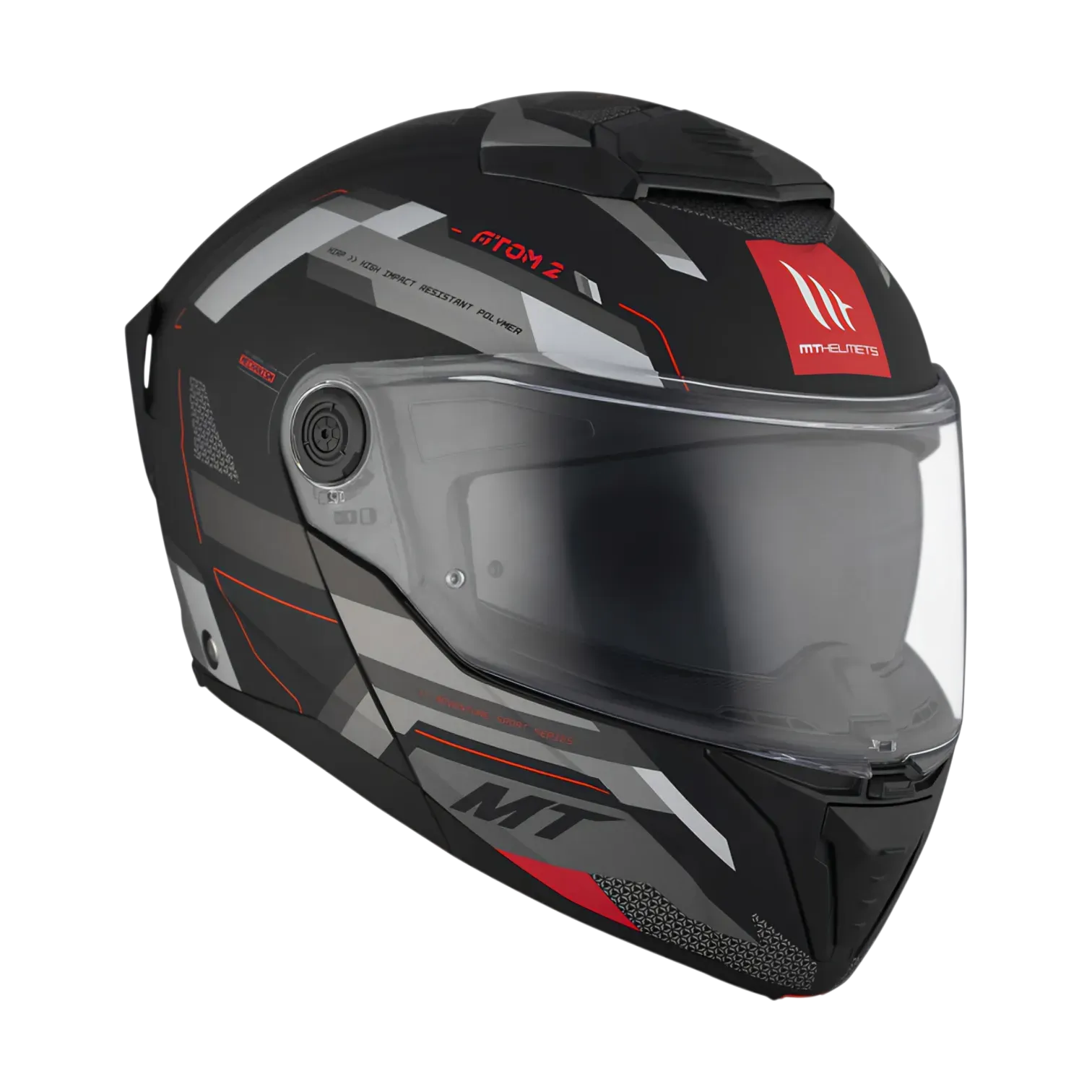 CASCO ABATIBLE MT HELMETS ATOM 2 SV BAST D5 MATT
