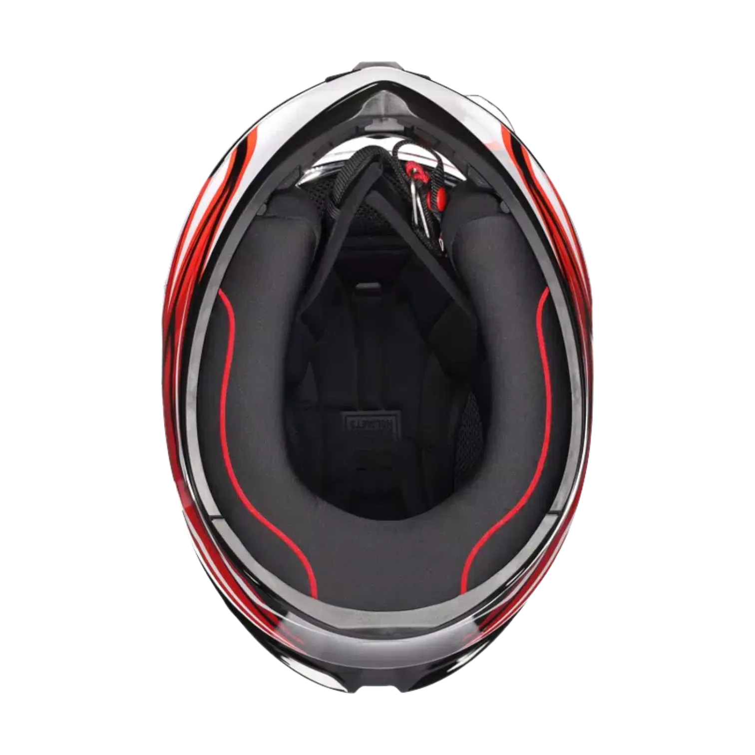 CASCO INTEGRAL AGV K1 S LION BLACK RED WHITE