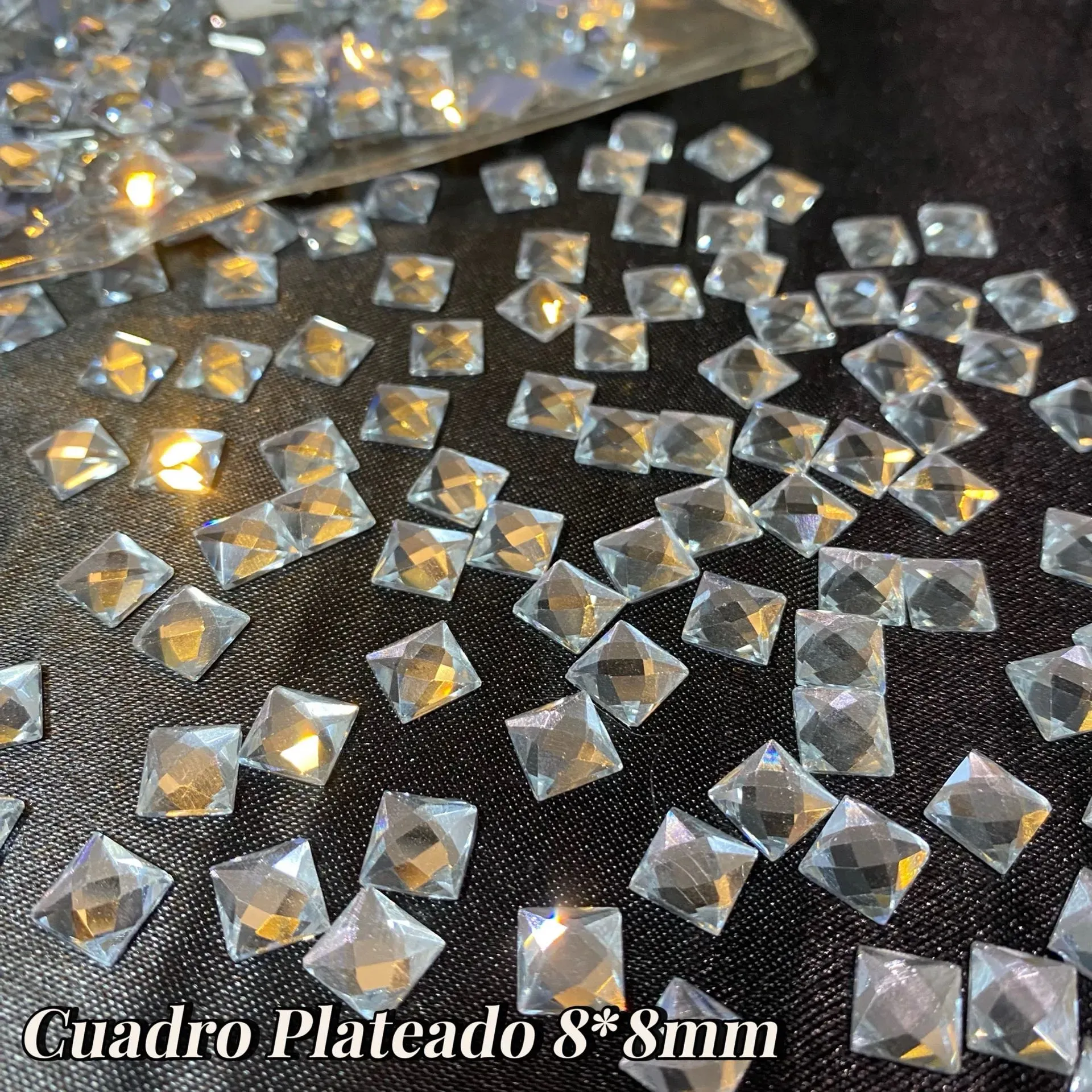 pedreria espejo cuadro HOTFIX 8*8mm 400 unidades