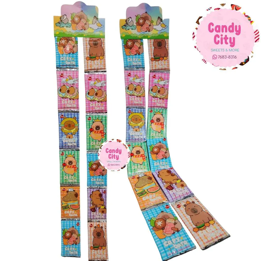 Tira Tarjetas Capibara (1 tira)