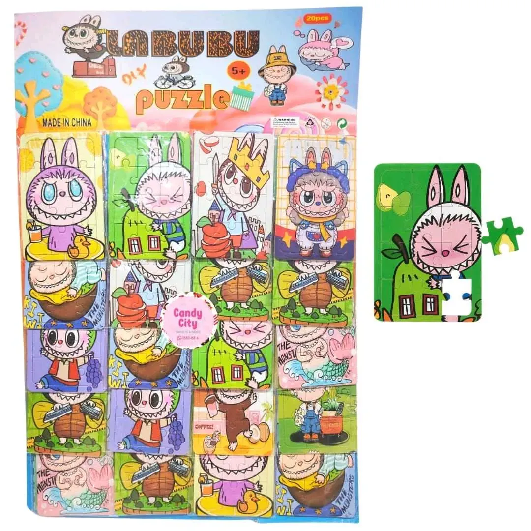 Carton rompecabezas Labubu (20 unidades)