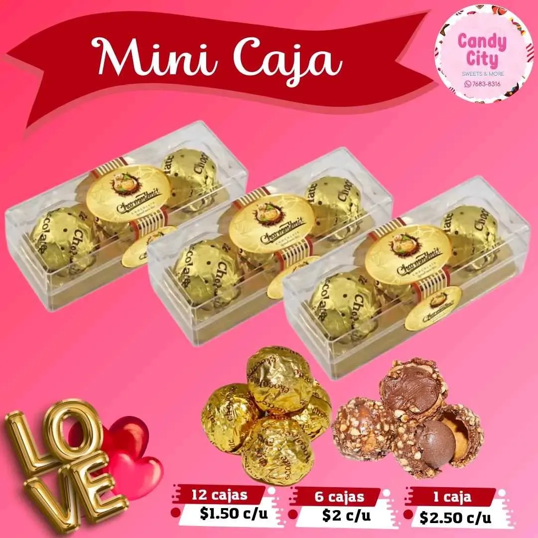 Mini Caja (3 Chololates)