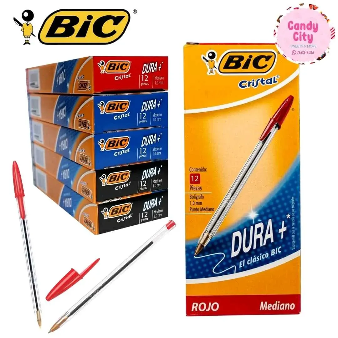 Lapicero Bic Rojo (12 piezas)
