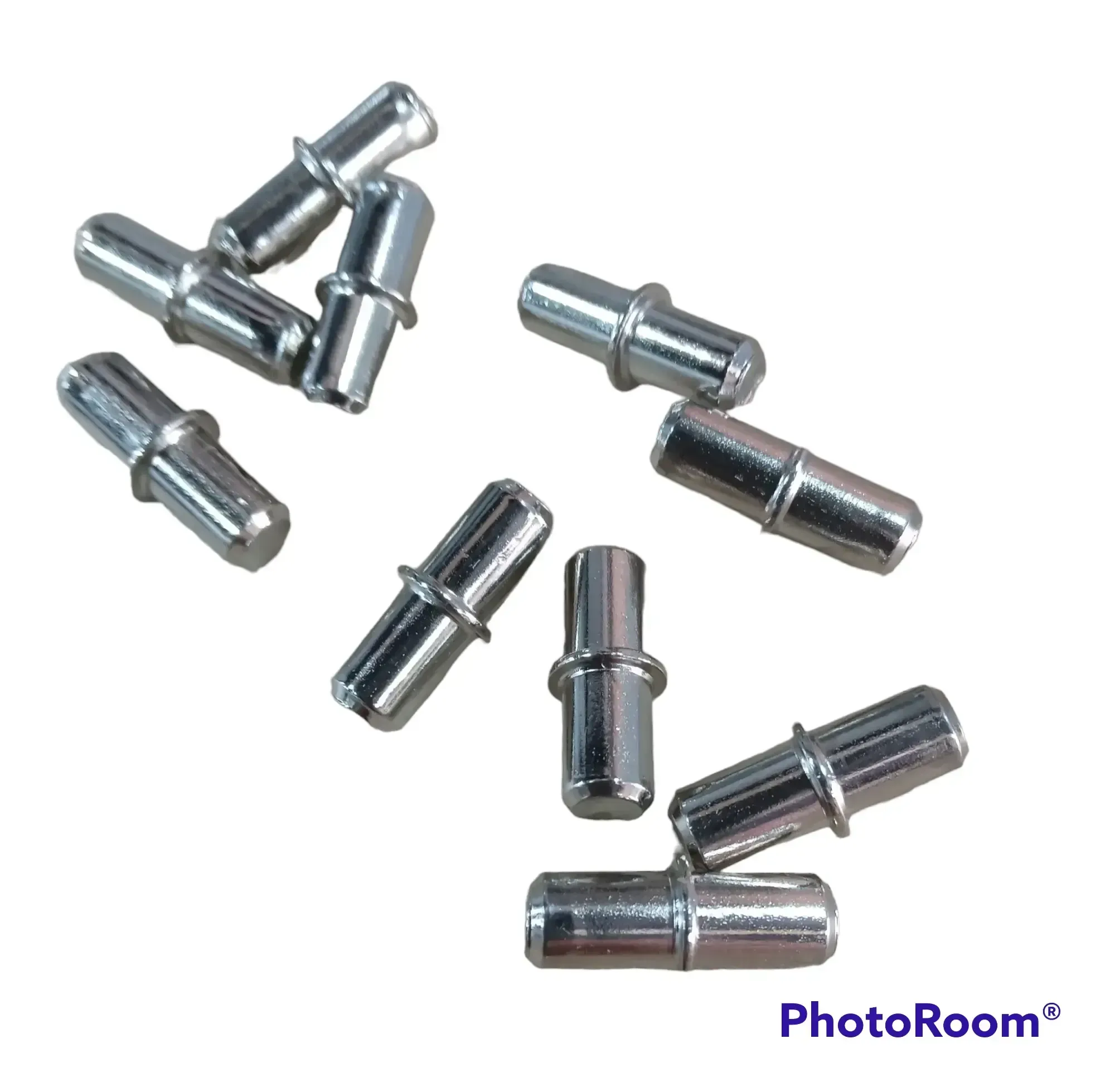 Soporte de estantes niquelado 5× 16 mm