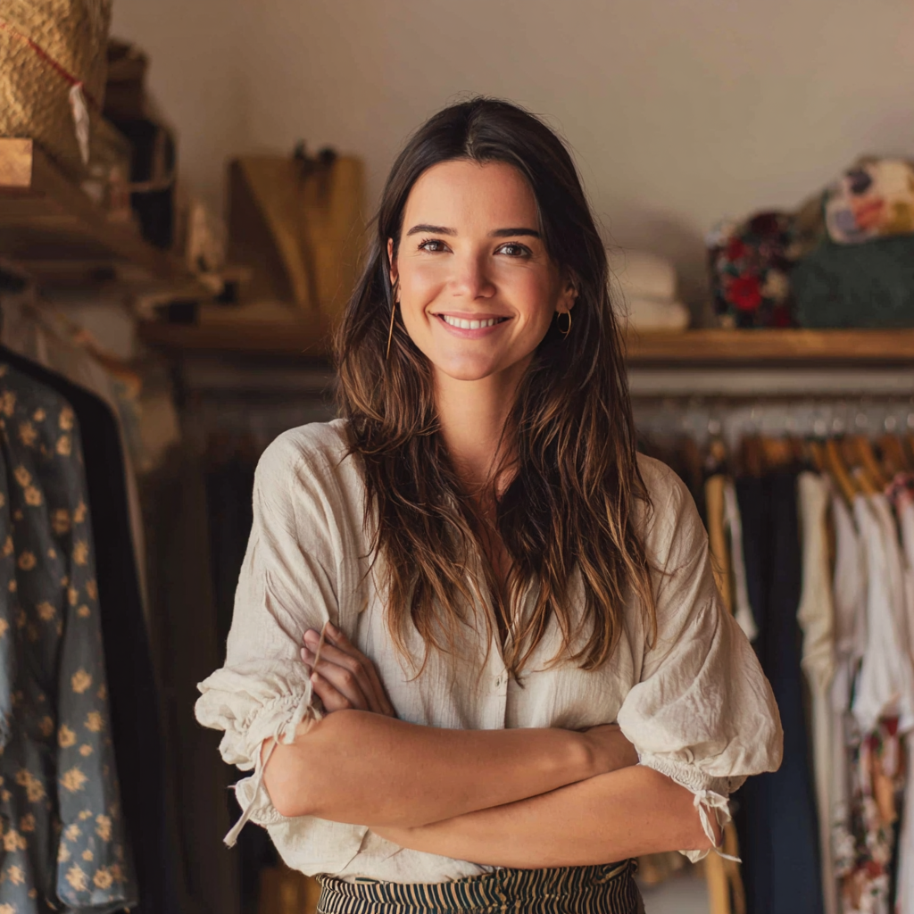 Mujer profesional sonriendo